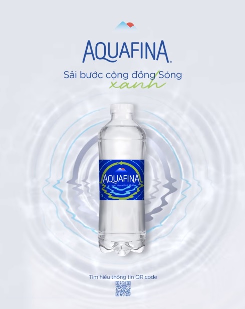 Cùng Aquafina sải bước cộng đồng sóng xanh